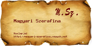 Magyari Szerafina névjegykártya